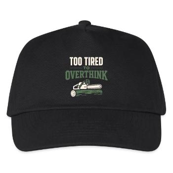 lumberjack therapy, logger therapy humor, - Kids’ Baseball Cap - black - Front