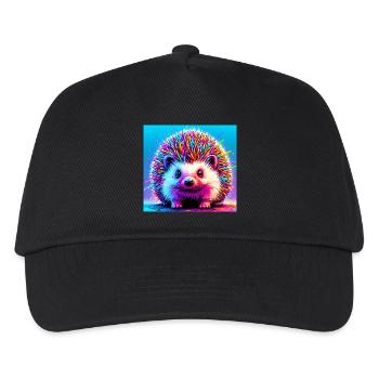 hedgehog - Kids’ Baseball Cap - black - Front