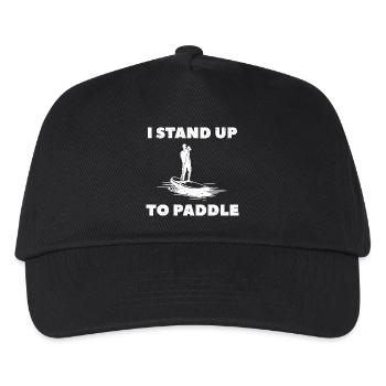 I Stand Up To Paddle SUP - Kids’ Baseball Cap - black - Front