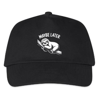 Frisson paresseux - Casquette de baseball Enfant - noir - Devant