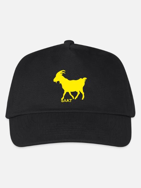 Goat GOAT yellow - Kids’ Baseball Cap - black