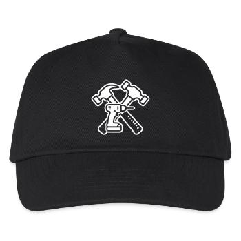 Logo des Marteaux perceuses artisans - Casquette de baseball Enfant - noir - Devant