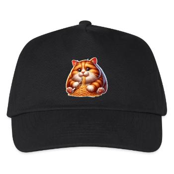 Pâtes pour chat - Casquette de baseball Enfant - noir - Devant