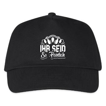 Ihr seid so peinlich Spruch Jugendlich - Kinder Basecap - Schwarz - Vorne