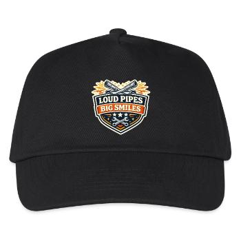 Loud Tube Big Smile - Kids’ Baseball Cap - black - Front