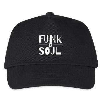 Funk & Soul Retro Typography - Kids’ Baseball Cap - black - Front