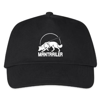 Border Collie MANTRAILER Suchhunde Hunde Hund - Kinder Basecap - Schwarz - Vorne