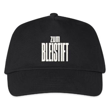 Zum Bleistift - Kinder Basecap - Schwarz - Vorne