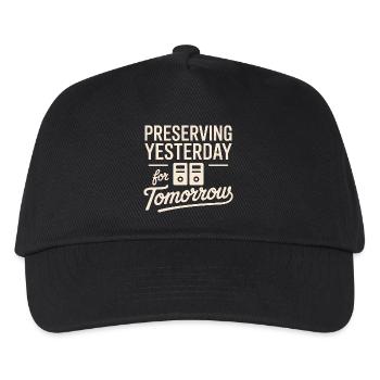 Preserving Yesterday for Tomorrow - Kids’ Baseball Cap - black - Front