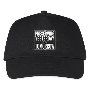 Preserving Yesterday for Tomorrow - Kids’ Baseball Cap - black - Front