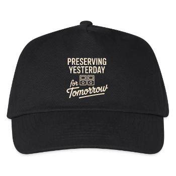 Preserving Yesterday for Tomorrow - Kids’ Baseball Cap - black - Front