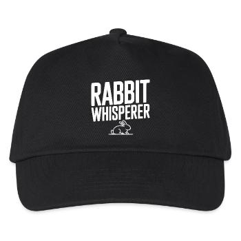 Rabbit Whisperer - Kids’ Baseball Cap - black - Front