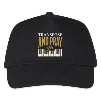Piano Accompanist Choir Pianist Music Accompanist - Kids’ Baseball Cap - black - Front