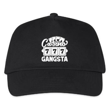 Casino Gambler Casino Gangsta Gambling - Kinder Basecap - Schwarz - Vorne