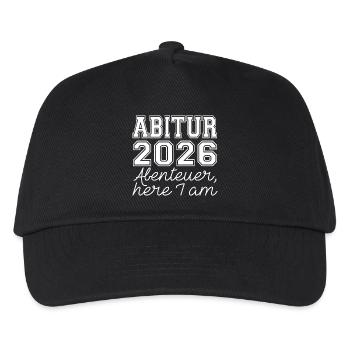 ABI 26 - Kinder Basecap - Schwarz - Vorne