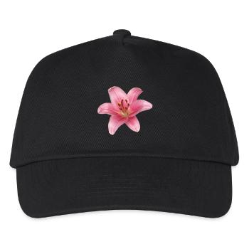 Fleur de lys - lily - Casquette de baseball Enfant - noir - Devant