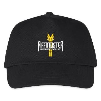 Riffmeister-Gitarre - Kinder Basecap - Schwarz - Vorne