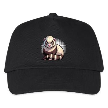 ferret ferret holder ferret owner - Kids’ Baseball Cap - black - Front