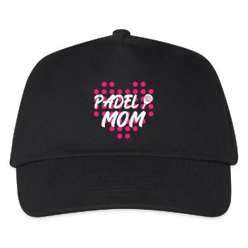 Padel_Mom - Kids’ Baseball Cap - black - Front