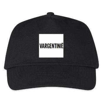 Logo de la typographie Vargentino - Casquette de baseball Enfant - noir - Devant