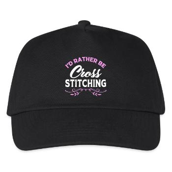 Cross Stitch - Kids’ Baseball Cap - black - Front