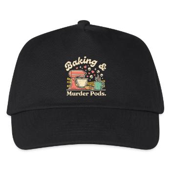 Baking and Murder - Kids’ Baseball Cap - black - Front