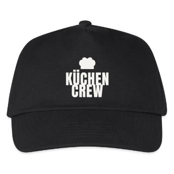 Kitchen Crew Chef Gastro Restaurant Chef's Hat - Kids’ Baseball Cap - black - Front