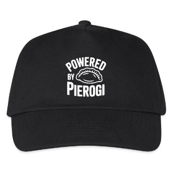 Powered By Pierogi - Kids’ Baseball Cap - black - Front