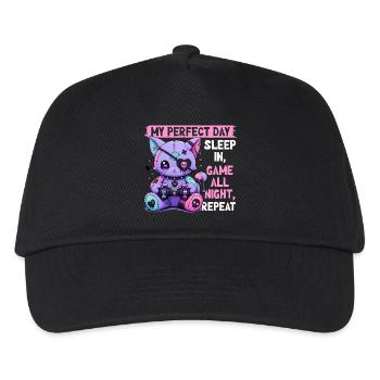 Pastel Goth Soft Goth Gaming Gamer - Kids’ Baseball Cap - black - Front