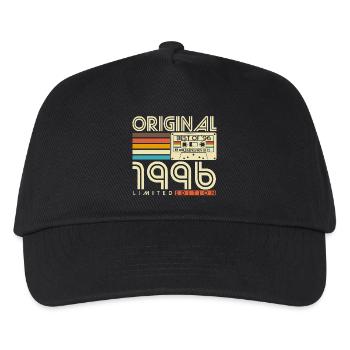 Original 1996 Vintage Vintage Retro Birthday - Kids’ Baseball Cap - black - Front