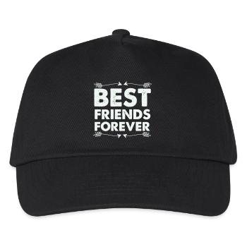 Beste Freunde Für Immer - Kinder Basecap - Schwarz - Vorne