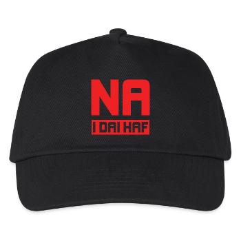 Na I Dai Haf, nein zu Zweitwohnungen - Kinder Basecap - Schwarz - Vorne