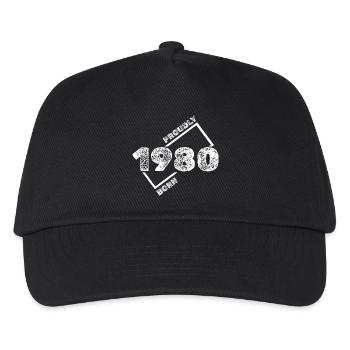 1980 - Kinder Basecap - Schwarz - Vorne