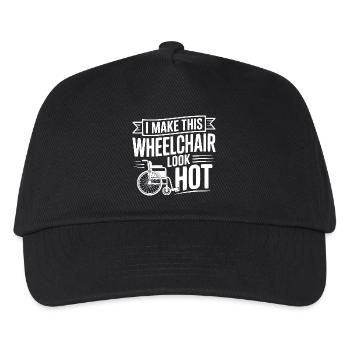 I Make This Wheelchair Look Hot - Kids’ Baseball Cap - black - Front