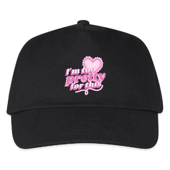 Pretty Ladies - Kids’ Baseball Cap - black - Front