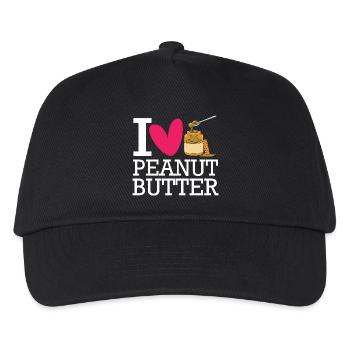 Peanut butter - Kids’ Baseball Cap - black - Front