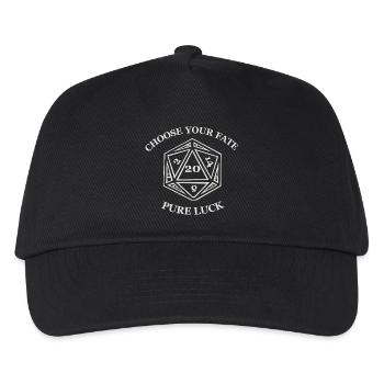 Choose Your Fate – Pure Luck - Kids’ Baseball Cap - black - Front