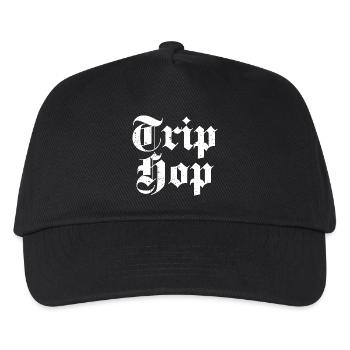 Gotische Trip-Hop-Typografie - Kinder Basecap - Schwarz - Vorne