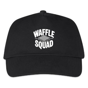 Waffle Squad - Kinder Basecap - Schwarz - Vorne