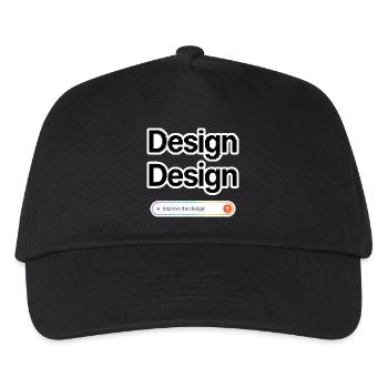 NOAI-Design - Kinder Basecap - Schwarz - Vorne