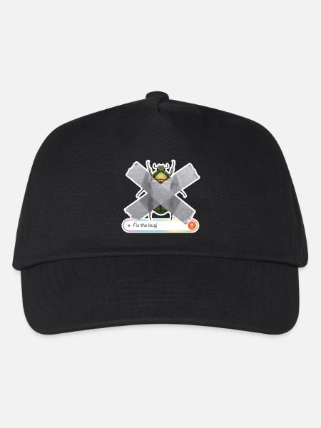 NOAI-Bug - Kinder Basecap - Schwarz