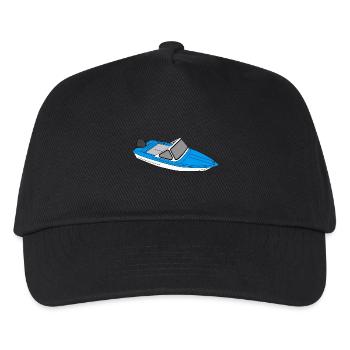 Bateau GDR Dessin BD Ostalgie Ossi Osten Ibis - Casquette de baseball Enfant - noir - Devant