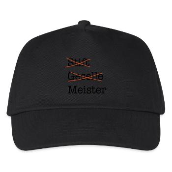 Meister - Kinder Basecap - Schwarz - Vorne