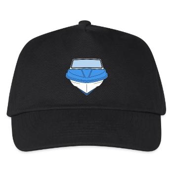 Bateau GDR Ibis Dessin Ossi Est Ostalgie - Casquette de baseball Enfant - noir - Devant