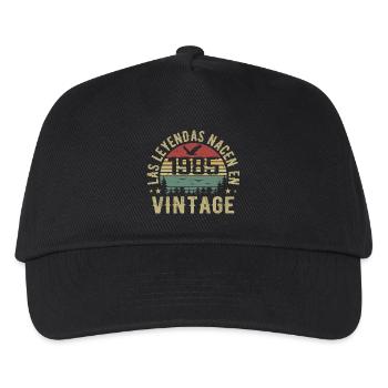 Las leyendas nacen 1985 Regalo de Cumpleaños 1985 - Casquette de baseball Enfant - noir - Devant