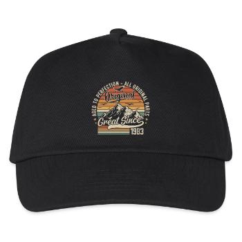 Jahrgang Jahrgang Jahrgang 1983 | Geschenk zum 42. Jubiläum 1983 - Kinder Basecap - Schwarz - Vorne