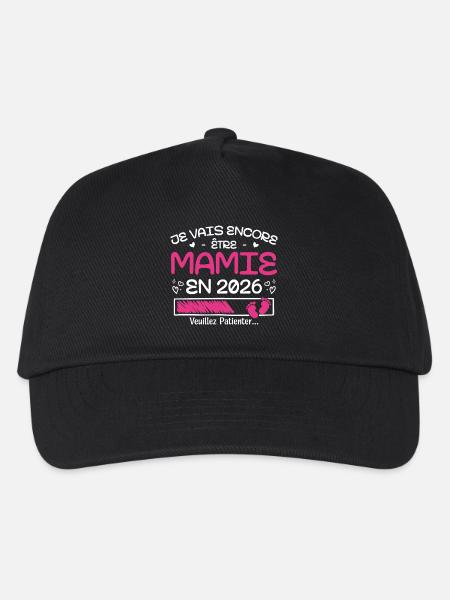 Ich werde 2026 wieder Oma sein - Kinder Basecap - Schwarz