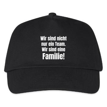 Nous ne sommes pas seulement une équipe. Nous sommes une famille - Casquette de baseball Enfant - noir - Devant