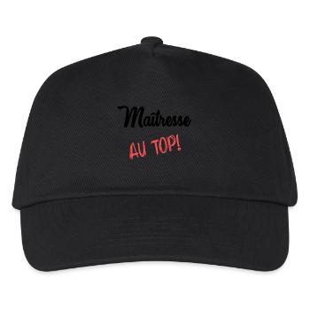 GELIEBTE - Kinder Basecap - Schwarz - Vorne