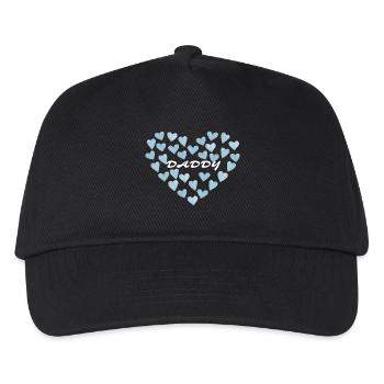 Daddy Love - Blue Hearts | Ideal for Father's Day - Kids’ Baseball Cap - black - Front
